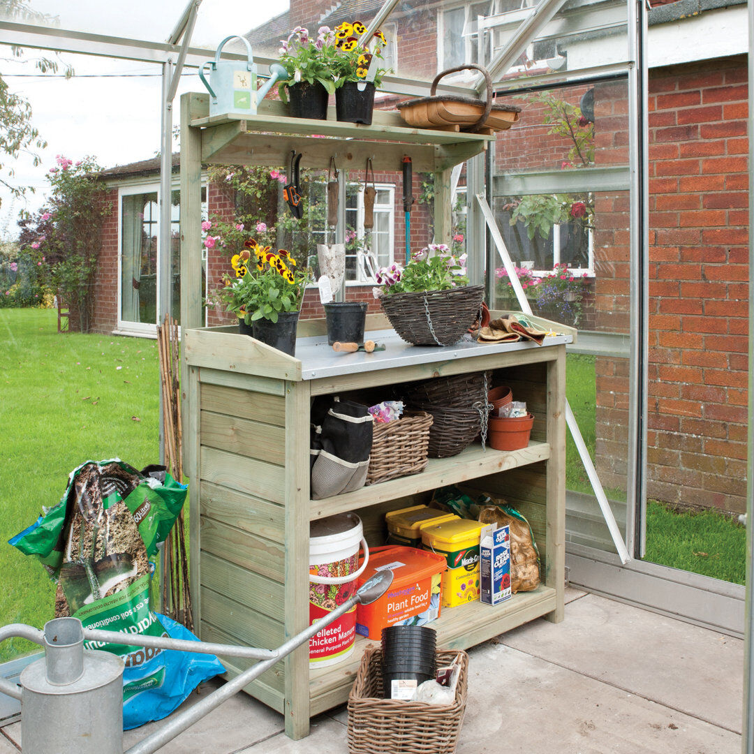 Rowlinson Premier Potting Station Natural 162cm H X 103cm W X 53cm D
