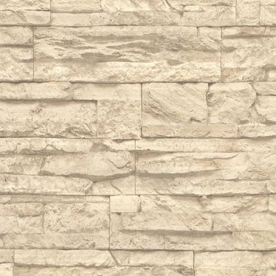 Galerie Wallcoverings Bricks and More Collection Wide Granite Slabs Matte Finish Vinyl on Non-woven Wallpaper Roll