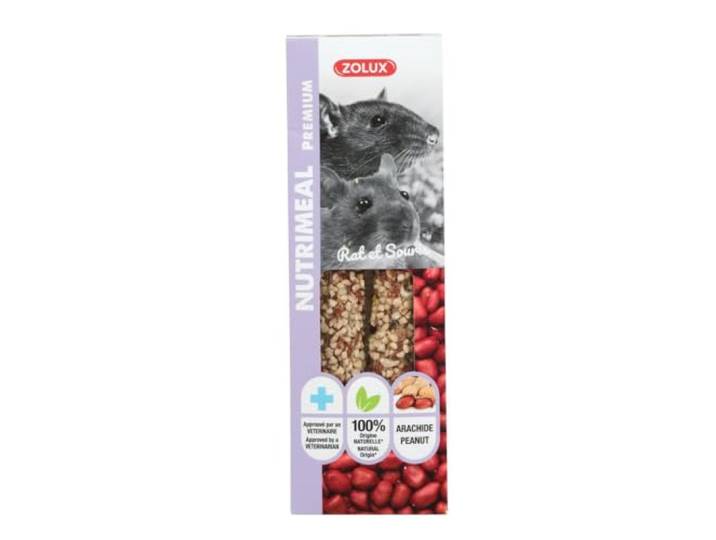 Zolux Nutrimeal Stick Rat/Muis Pinda 125 GR 2 ST