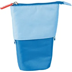 4x Brunnen, Etui, Etui und Stiftkeköcher blau