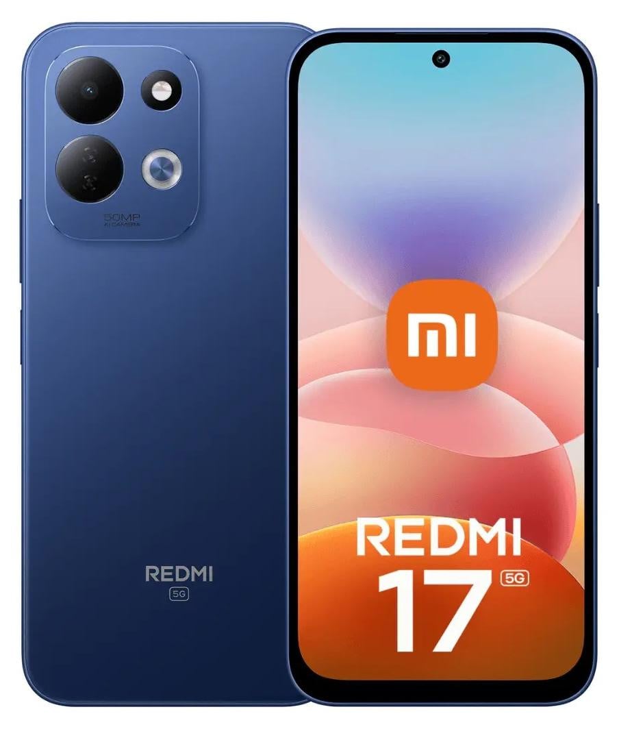 Xiaomi Redmi 17 5G Smartphone, 4GB/256GB, Blauw (Donkerblauw), Dual-SIM