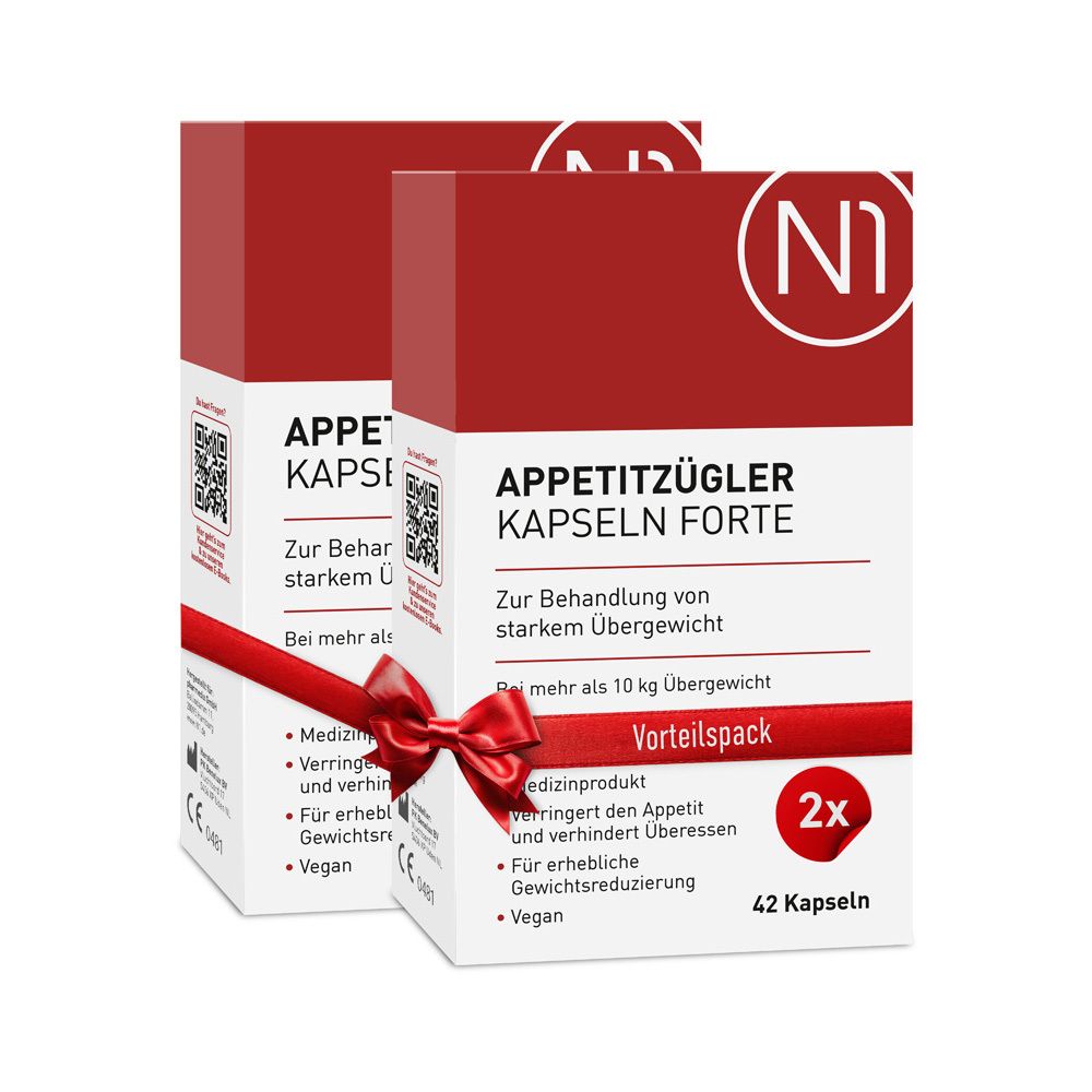 N1 Appetitzügler Kapseln Forte zum Abnehmen x2 2x42 St