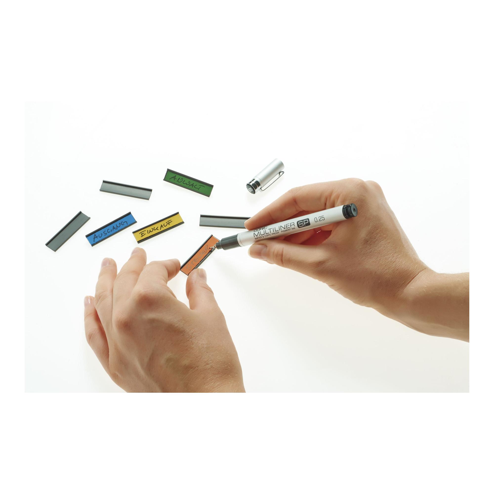 Magnetoplan ferrocard-Etiketten, sortiert, 50 x 15 mm (12865)