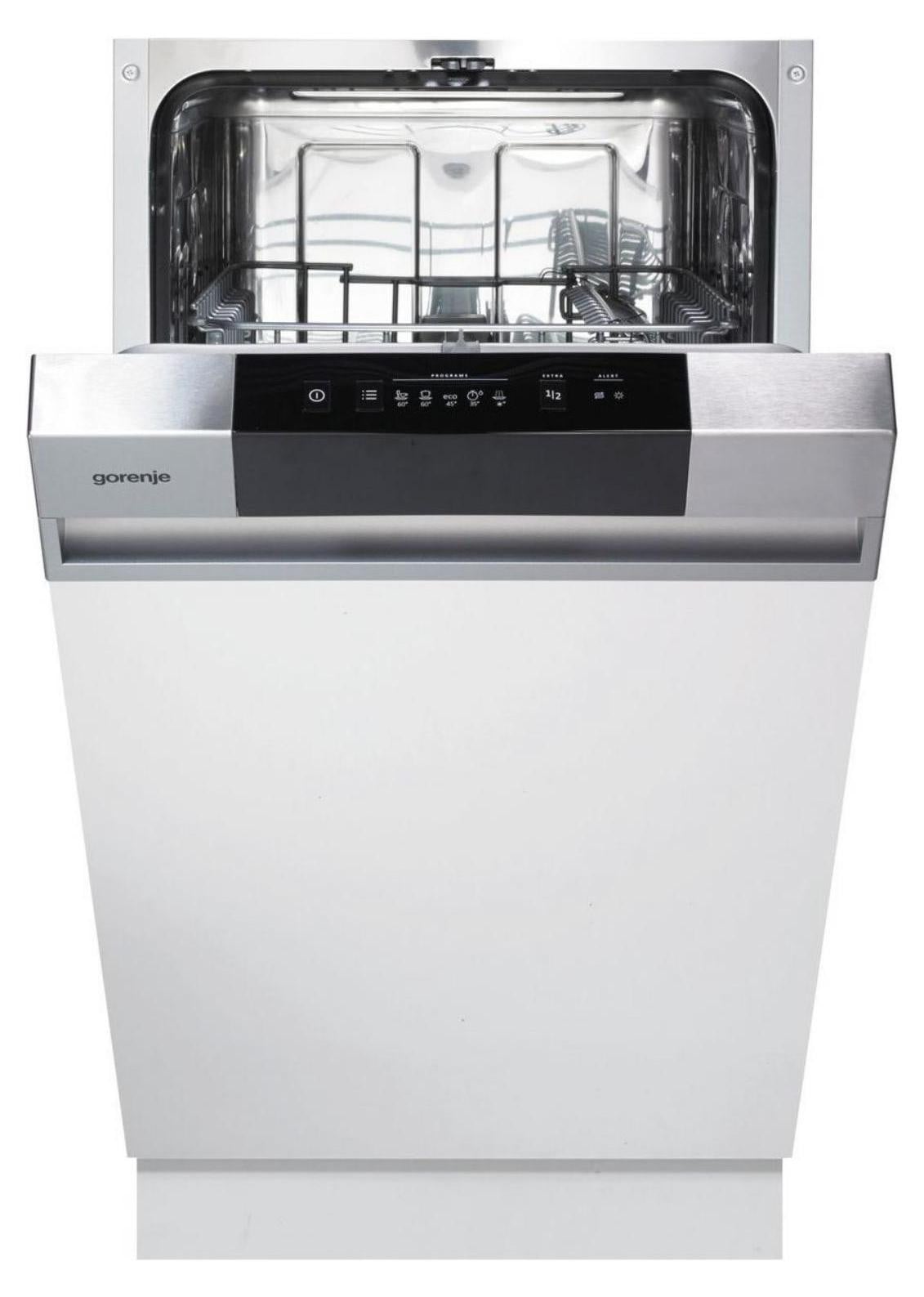 Gorenje GI520E15X Inbouw vaatwasser met AquaStop - Zilver - Breedte: 45 cm