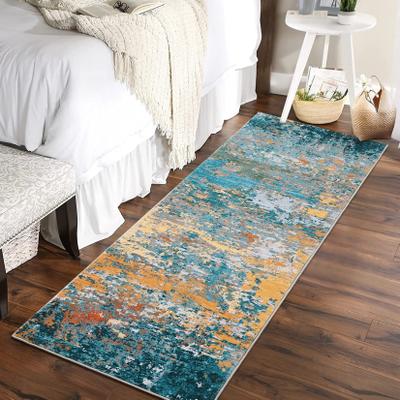 Garvee Modern Abstract Distressed Area Rug