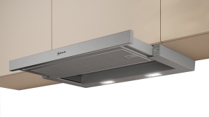 Neff D46ED22X1 Flachschirmhaube 60 cm N50 Abluftleistung 405m3/h LED 4 Stufen EEK: A Made in Germany