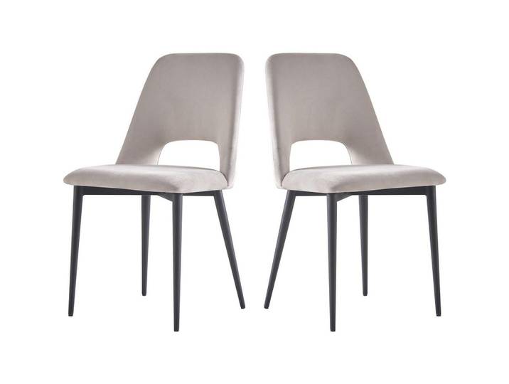Habitat Garten Stuhl 2er-Set fedora Dunkelblau, Blau, 56x86x45 cm, Esszimmer, Stühle