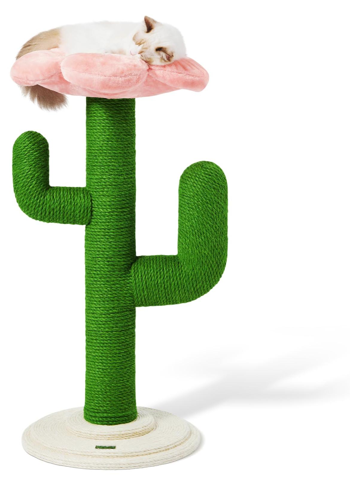Kratzbaum 104,9 cm, 3 Ebenen, Sisal, stabil, mit Hängematte