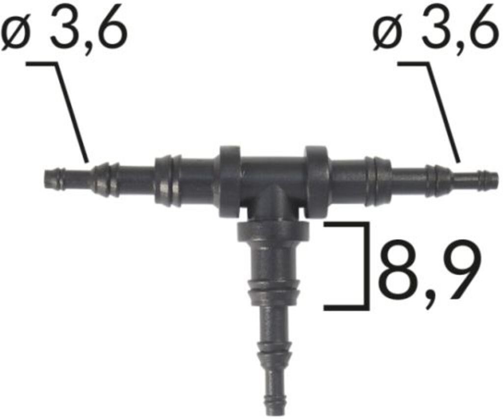 T-Verbindung ROMIX C60656, 2 Stück