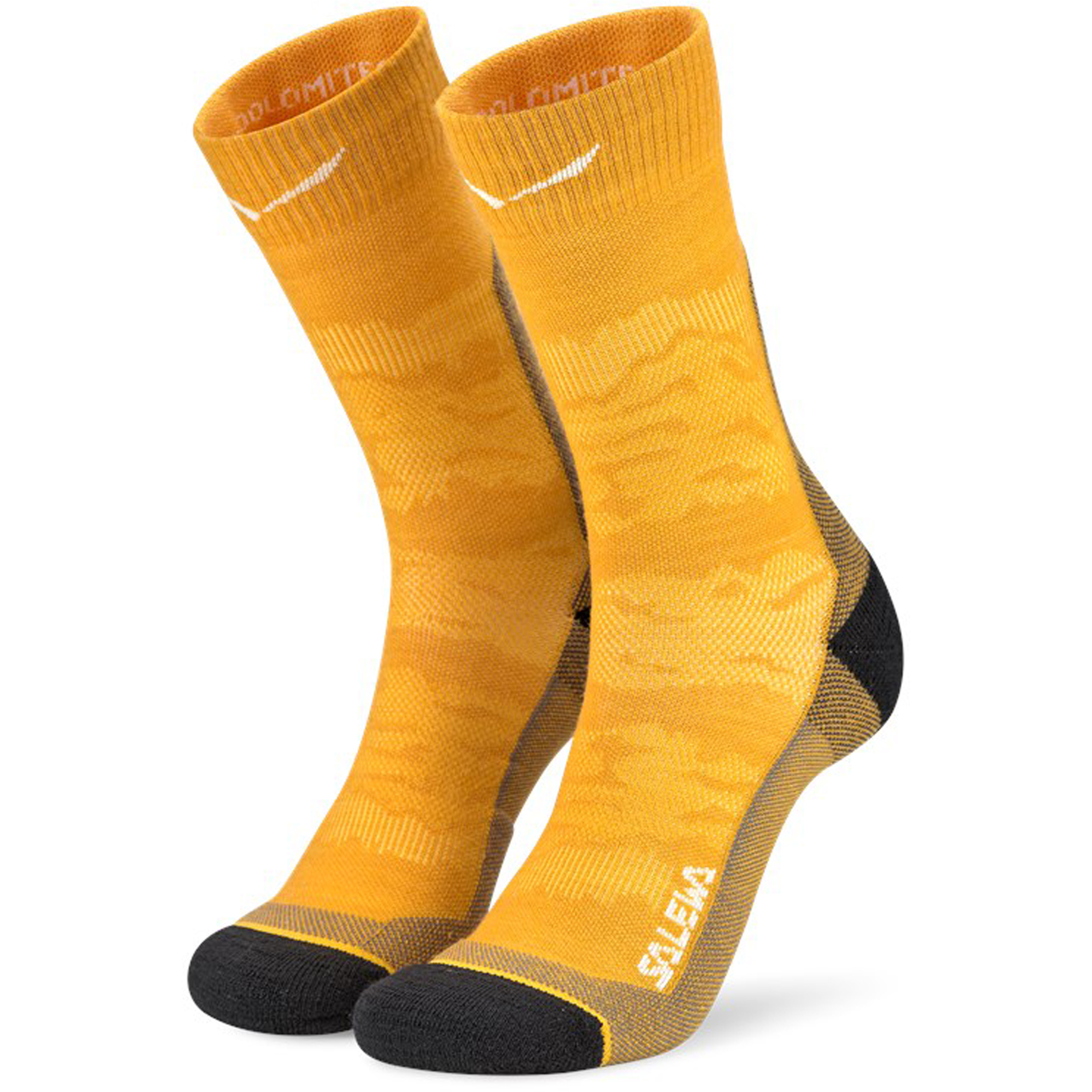 Salewa Ortles Am Crew Damen Wandersocken braun Größe 42 Bergsteigen Elastisch Merinowolle