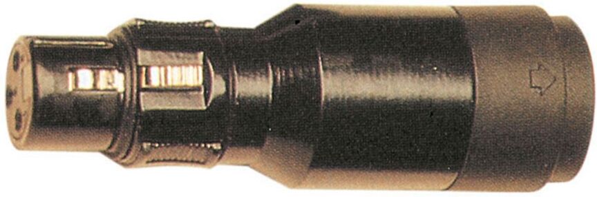 Ficha Adaptadora Canon Fêmea 3P - Speakon Fêmea (XLN 4 Contactos)