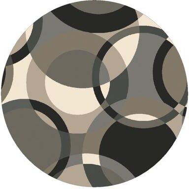 Livabliss Mayflower Handmade Modern Circles Wool Area Rug