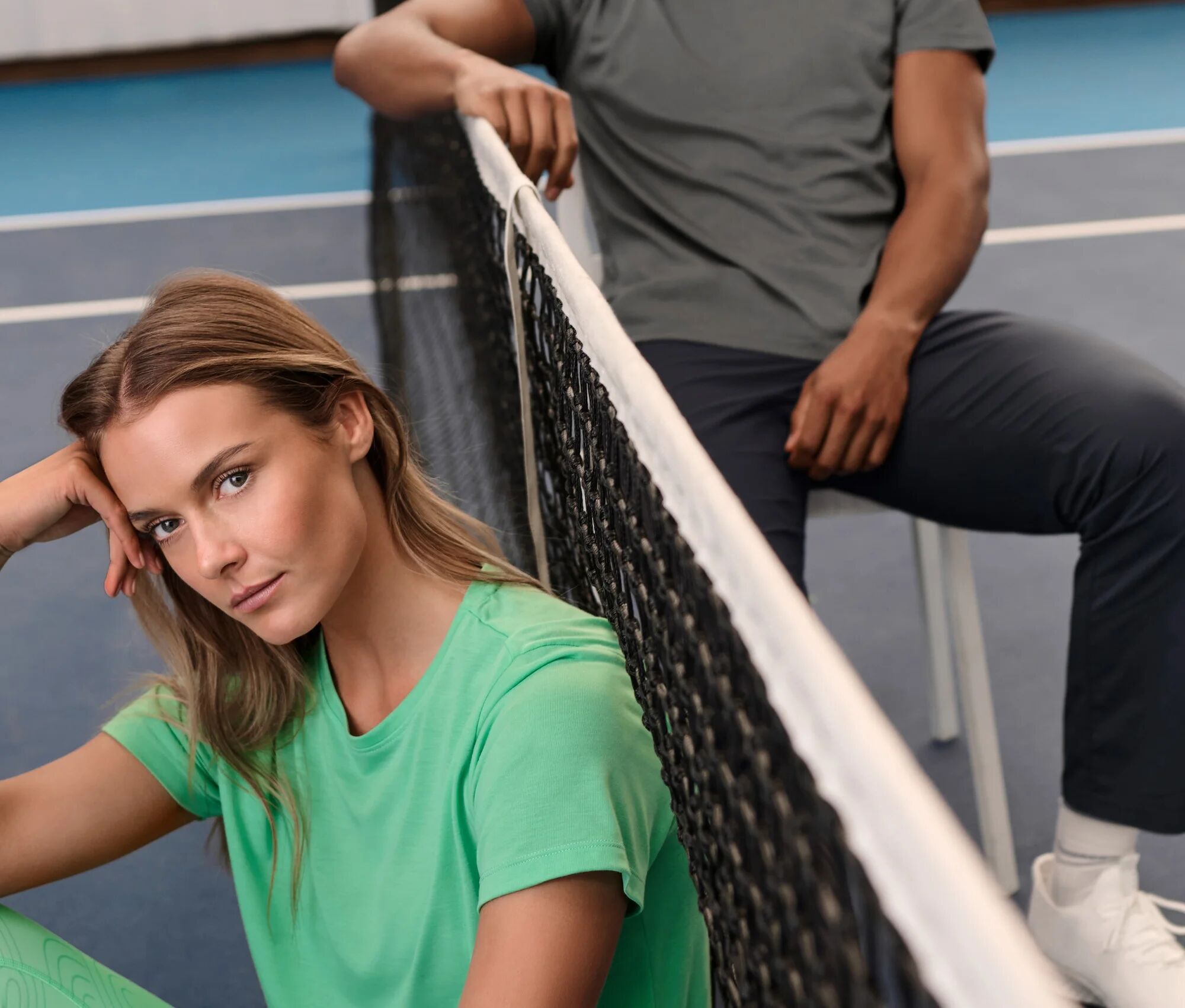 Tchibo - Sportshirt - Damen - Gr. L - grün