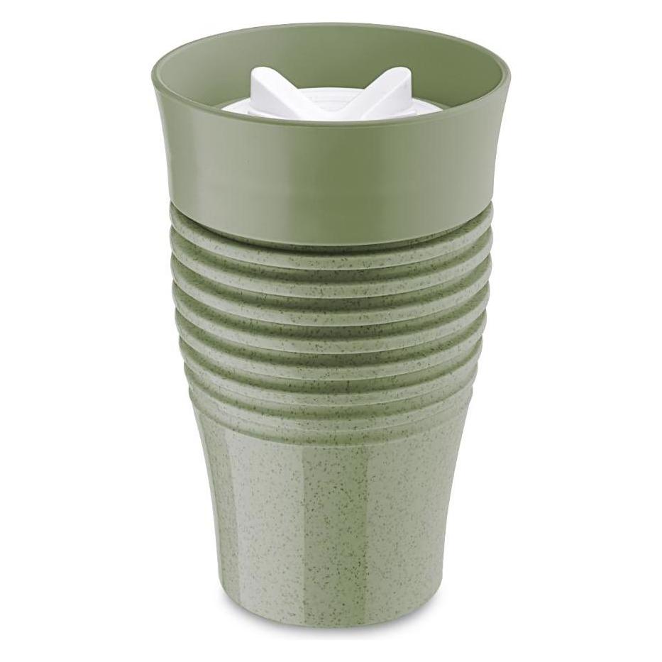 Koziol Thermobecher SAFE TO GO 400 ml, Grün (0.40 l) (3797668)