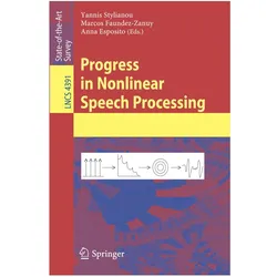 Progress in Nonlinear Speech Processing, Fachbücher von Marcos Faundez-Zanuy, Anna Esposito, Yannis Stylianou