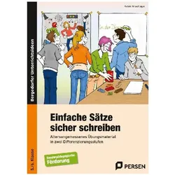 Einfache Sätze sicher schreiben, Schulbücher von Katrin Ahlschläger