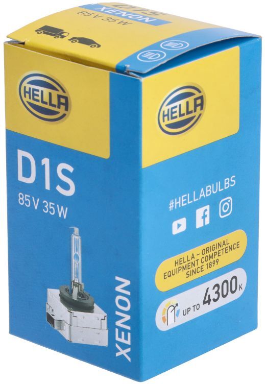 Glühlampe Xenon HELLA D1S Standard 85 35W, 1 Stück