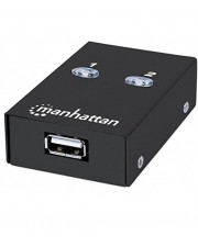 Manhattan Hi-Speed USB 2.0 Automatic Sharing Switch - USB-Umschalter für die gemeinsame Nutzung von Peripheriegeräten - 2 x USB 2.0 (162005)