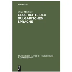 Mladenov:Geschichte der bulgarischen Sp, Fachbücher von Stefan Mladenov