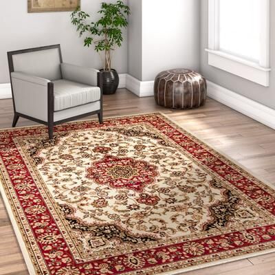Well Woven Gwalia Traditional Persian Medallion Area Rug