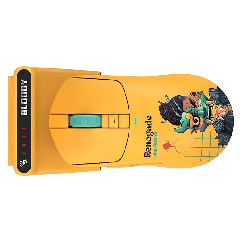 A4Tech Mysz BLOODY R72 ULTRA DUO Renegade Sunset (Docking, Kabellos) (A4TMYS47747)