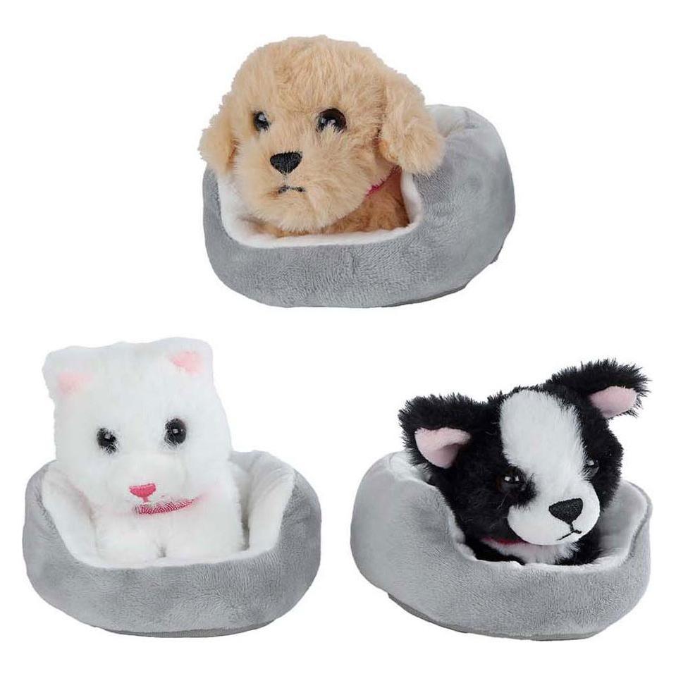 Take Me Home Plüschtier - Hund oder Katze im Korb, 12 cm (7 cm) (52950441)