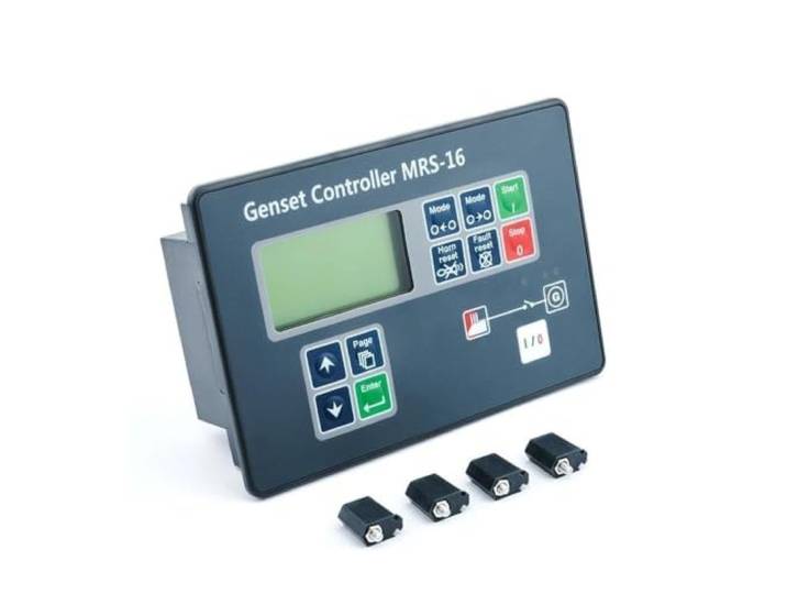 Generator-Controller-Panel Passend for MRS16 MRS10 Grafischer LCD-Bildschirm, automatische Fernstartfunktion, elektronische Motorunterstützung, Plug-in-Erweiterung