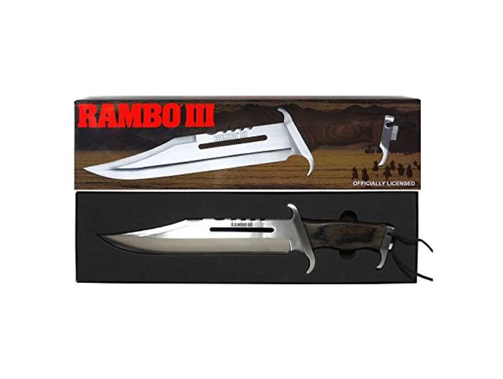 Hollywood Collectibles Group Rambo III Silvester Stallone Messer Officially Licensed #9296