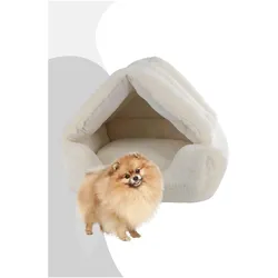 Nobby Hunde-Bett Sora, 52 x 45 x 40 cm, Beige (Hund), Hundebett + Katzenbett