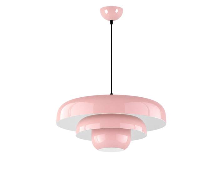 Lampe suspendue en métal Layer - 43 x 43 cm - Rose
