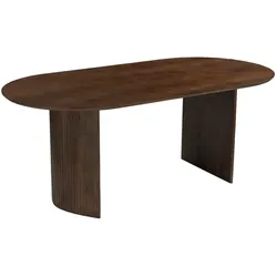 DAHEIM Esstisch Overture 200 x 100 cm Holz Braun Espresso