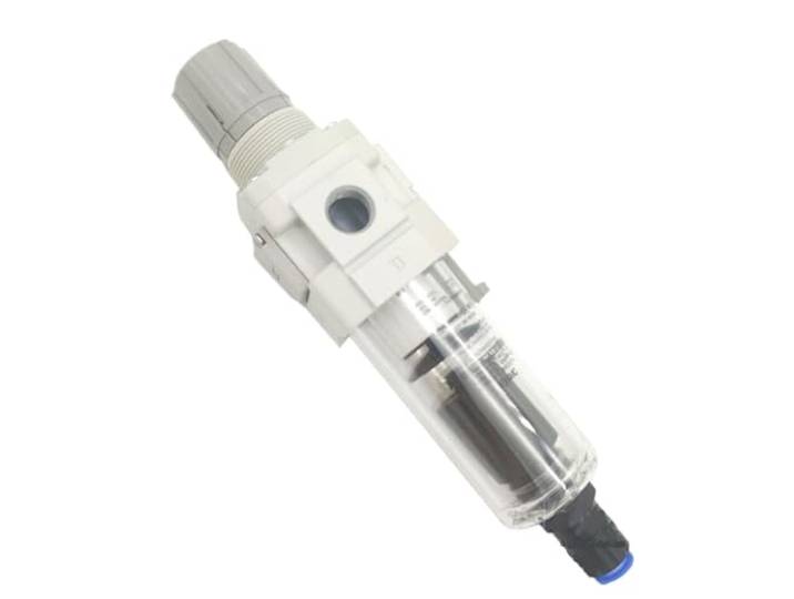 Druckminderer mit Luftfilter AW30 IP65 Schutz Aluminiumlegierung Anschluss PT1/4-1/2 Druck 1,0MPa Temperatur -5~60 Kapazität 90CC(AW30-F03DE)