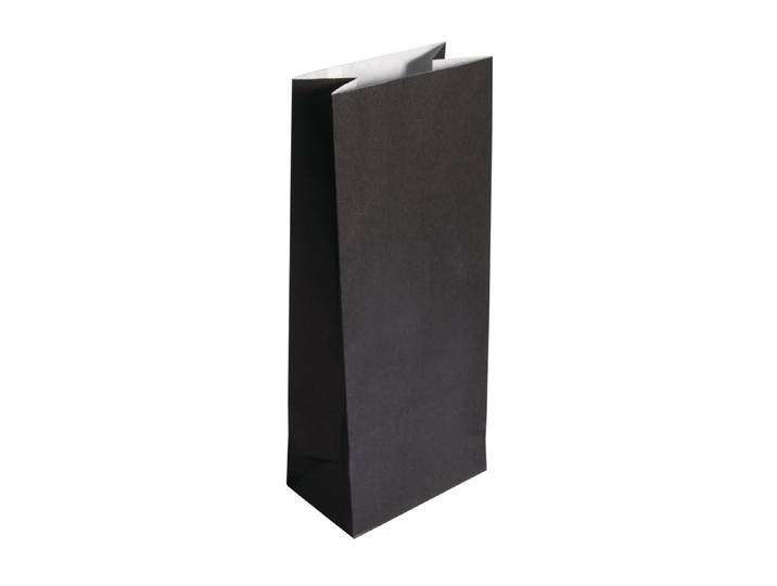 Rayher Papier-Blockbodenbeutel Schwarz 10 × 24 × 6 cm 25 Stück