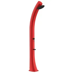 MPC Starmatrix Rioxxl 40 Liter Gebogene Solardusche Aus Polyethylen Ideal Für Den Garten Rot