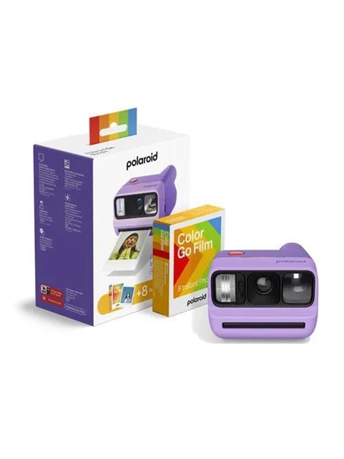 Polaroid Go Gen 3 + Color Film Bundle - Lila