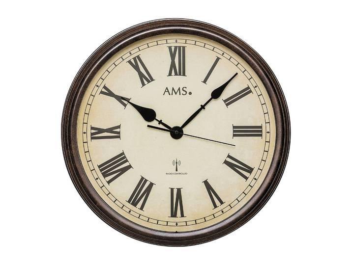 Wanduhr Cobano Eisen, lackiert Ø 42cm Braun