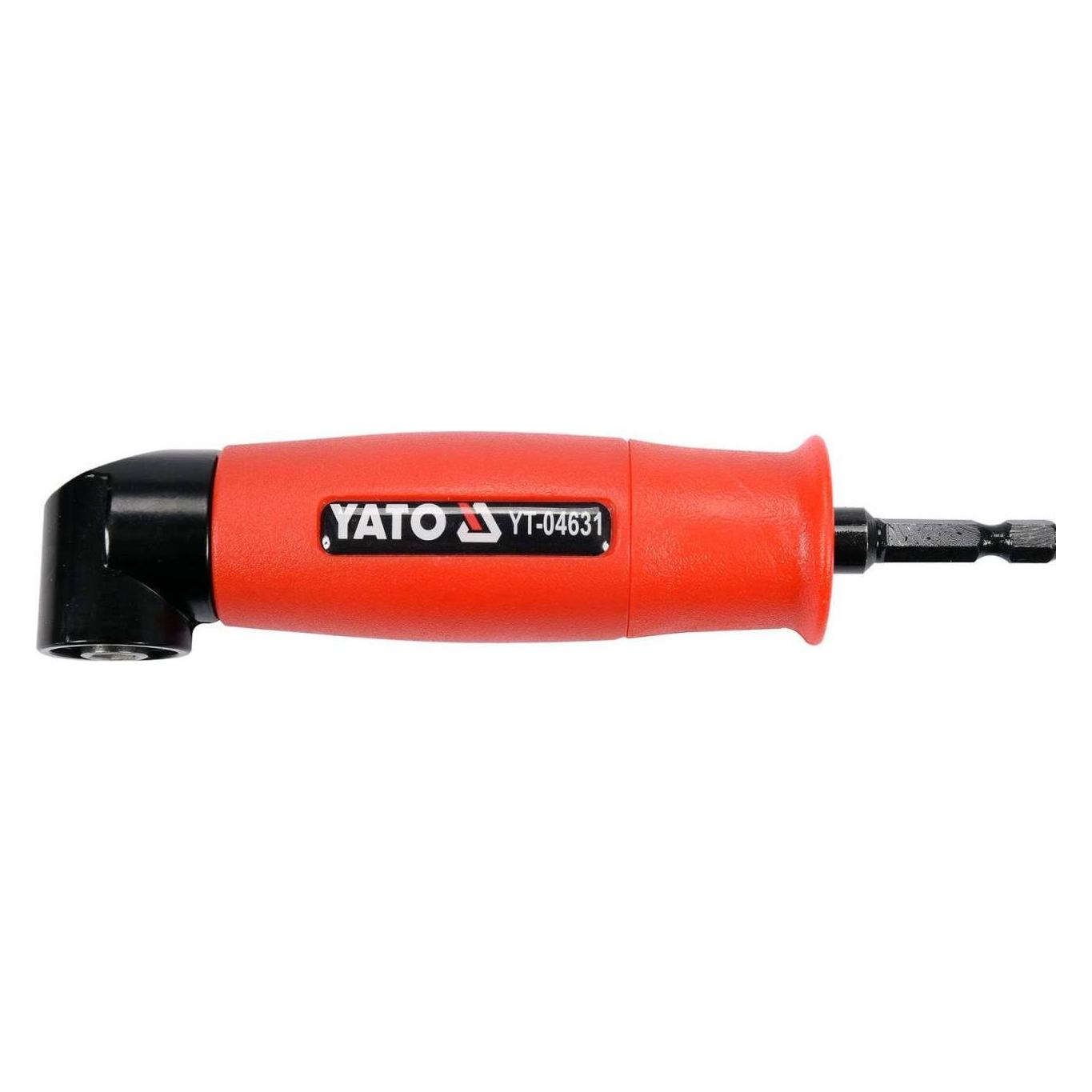 Yato Profi Winkelschraubvorsatz 90 Grad | 1/4" | 155mm | YT-04631 (Winkelbohrmaschine) (YT-04631)