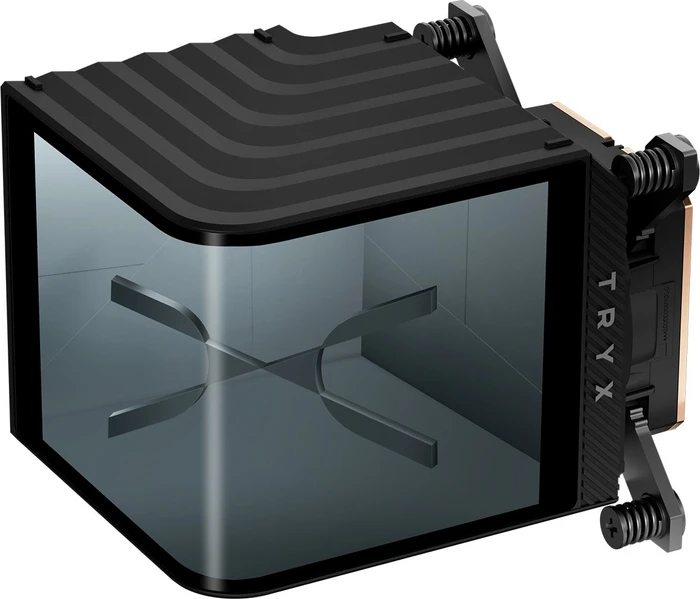 TRYX Panorama CPU Wasserblock mit AMOLED-Display - schwarz