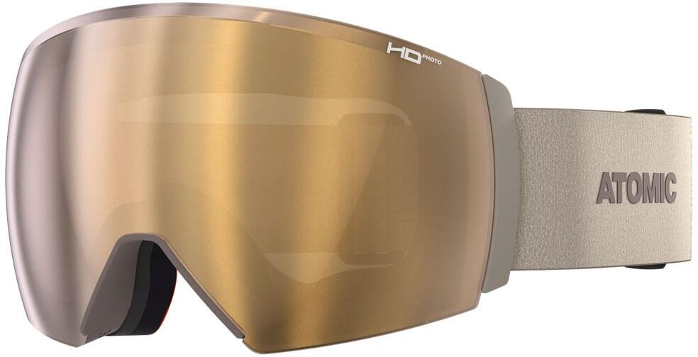 Atomic  - Revent Q L HD Photo Sand Amber Gold Hd Photo - Masque de Ski
