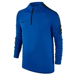 Nike Sqaud Langarm-Fussballoberteil Kinder blau 128-137