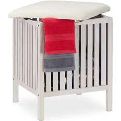 Relaxdays, Wäschekorb, Wäschekorb (40 l)