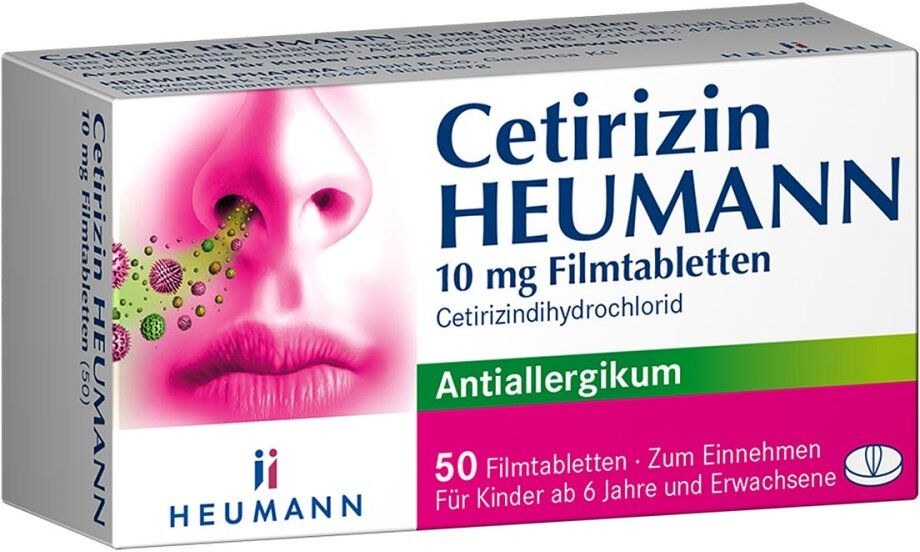 Cetirizin Heumann 10 mg Filmtabletten