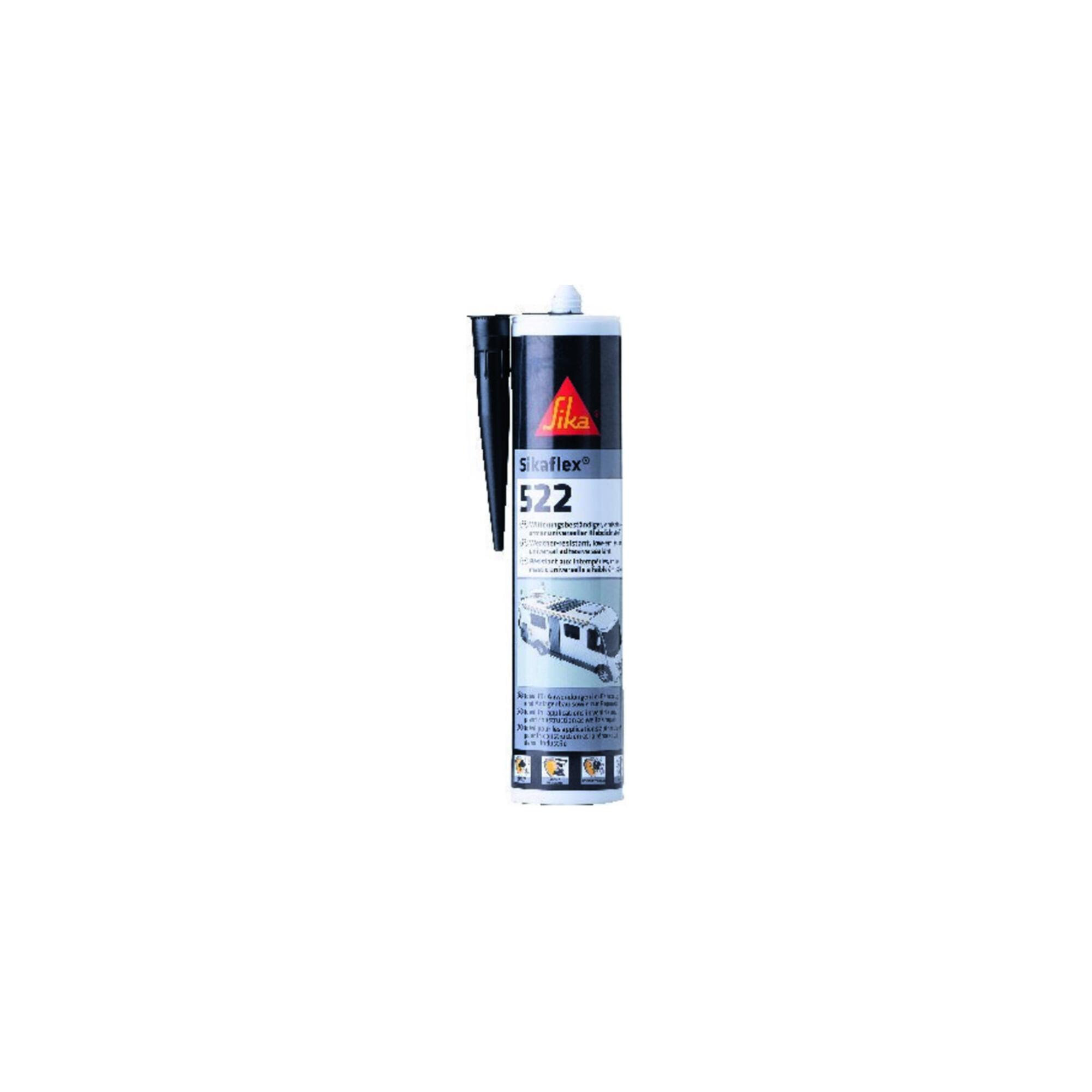 Sikaflex 522 Kleb-u.Dichtstoff schwarz D.300 ml, 688219)