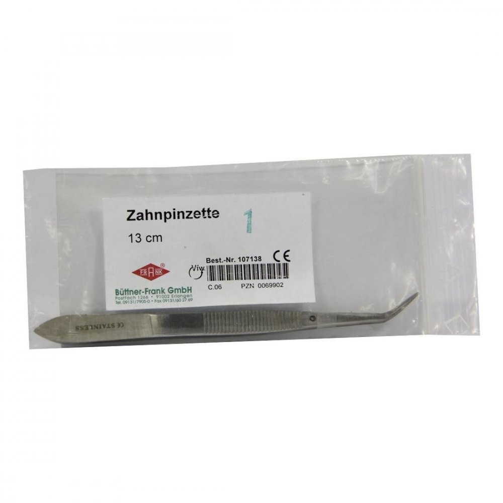 Büttner-Frank GmbH Pinzette Zahn gebogen 107138 00069902