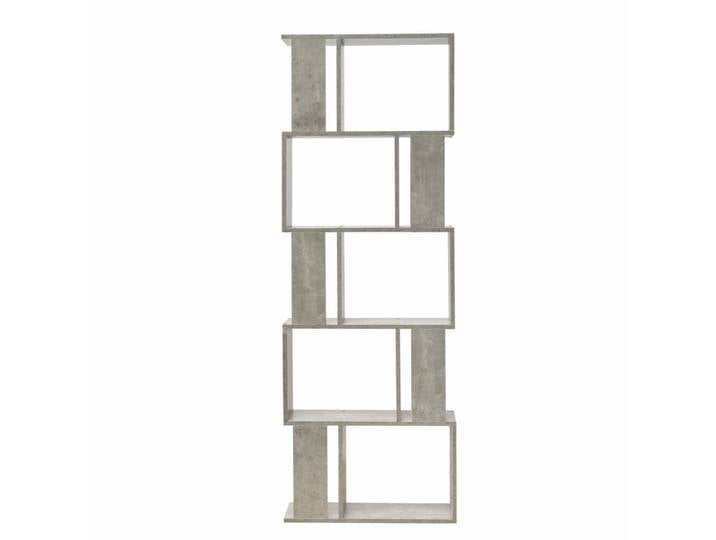 Bibliothèque avec 5 étagères gris
