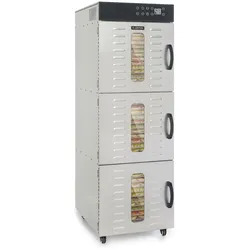 Klarstein Master Jerky 550 Dörrautomat 2400W 40-90 °C 24h-Timer Edelstahl silber Silber
