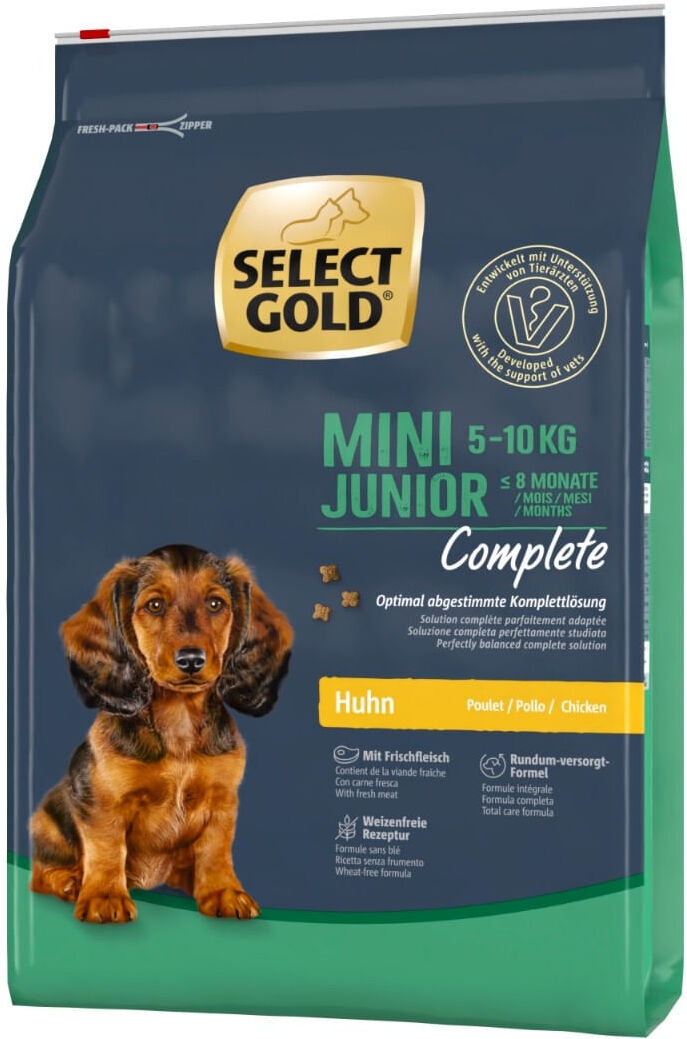Select Gold Complete Mini Junior con Pollo 4KG