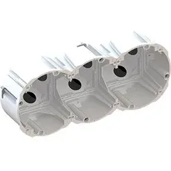 KAISER 9298-21.03 Quickbox ECON® - 3x1, luftdicht, für Hohlwände 92982103  - 5 Stück
