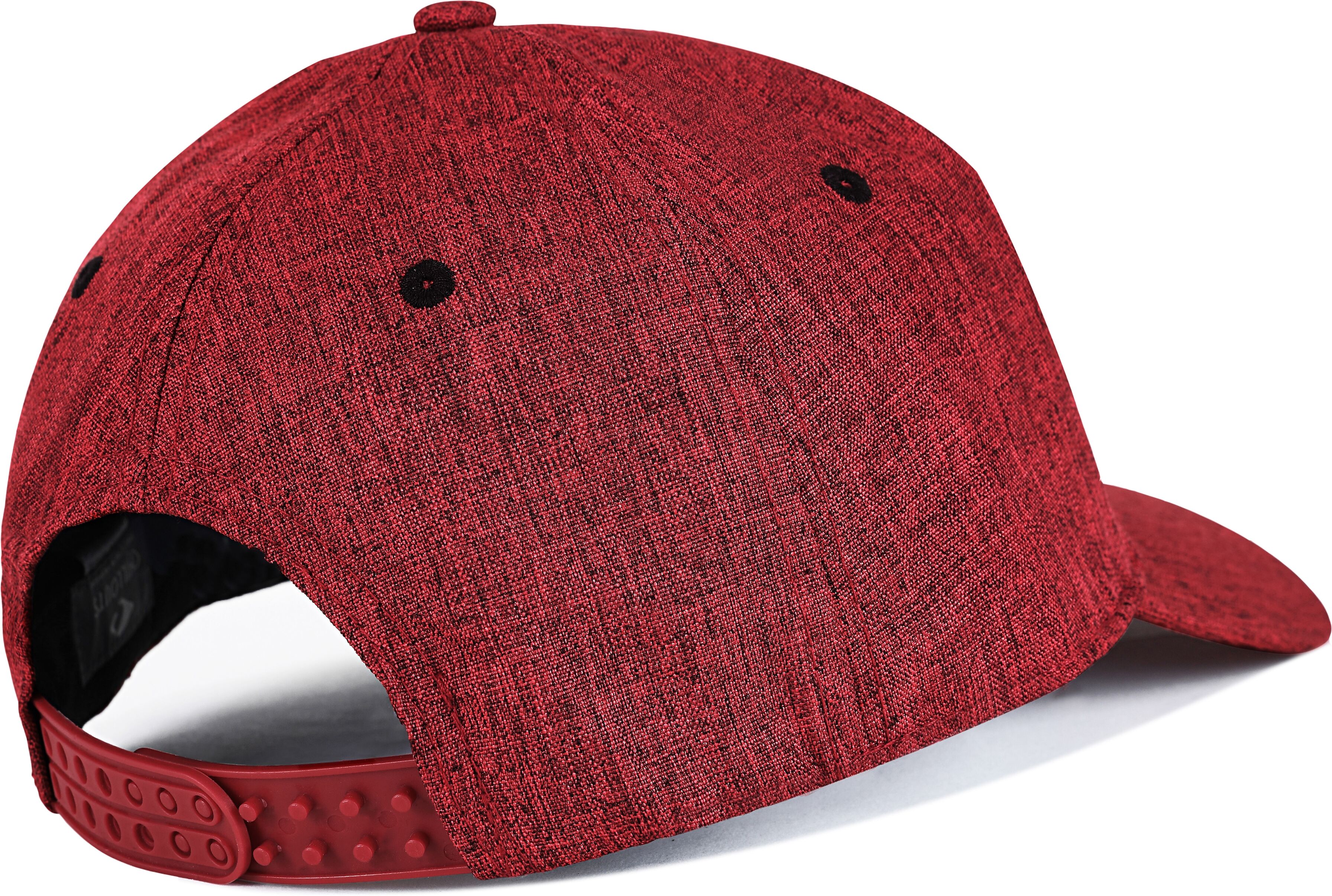 Baseball Cap CHILLOUTS "Christchurch Hat", rot (rot, schwarz), Web, Kunstfaser, kontrastfarbene Details, meliert, Basic, Caps Baseball Cap, mit farbigen Akzenten & verstellbarem Verschluss für lässige Styles rot, schwarz Einheitsgröße