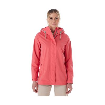 Funktionsjacke "Damen Funktionsjacke OOGS 1", Damen, Gr. 42, orange (koralle), Obermaterial: 100% Polyester.Futter: 100% Polyester, G.I.G.A. DX BY KILLTEC, Jacken Funktionsjacke, Wasserdichte Damenjacke, regulierbar, Teflon EcoElite™-Imprägnierung